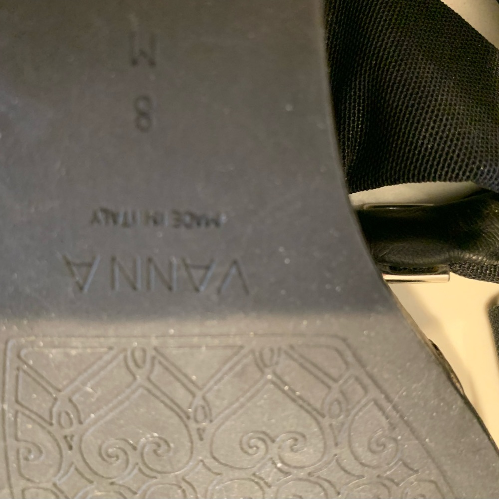Brighton Vanna Black Cork Wedge Sandals sz 8M NWOT - Picture 9 of 9